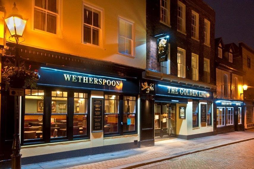 The Golden Lion Wetherspoon Hotel Rochester  Luaran gambar